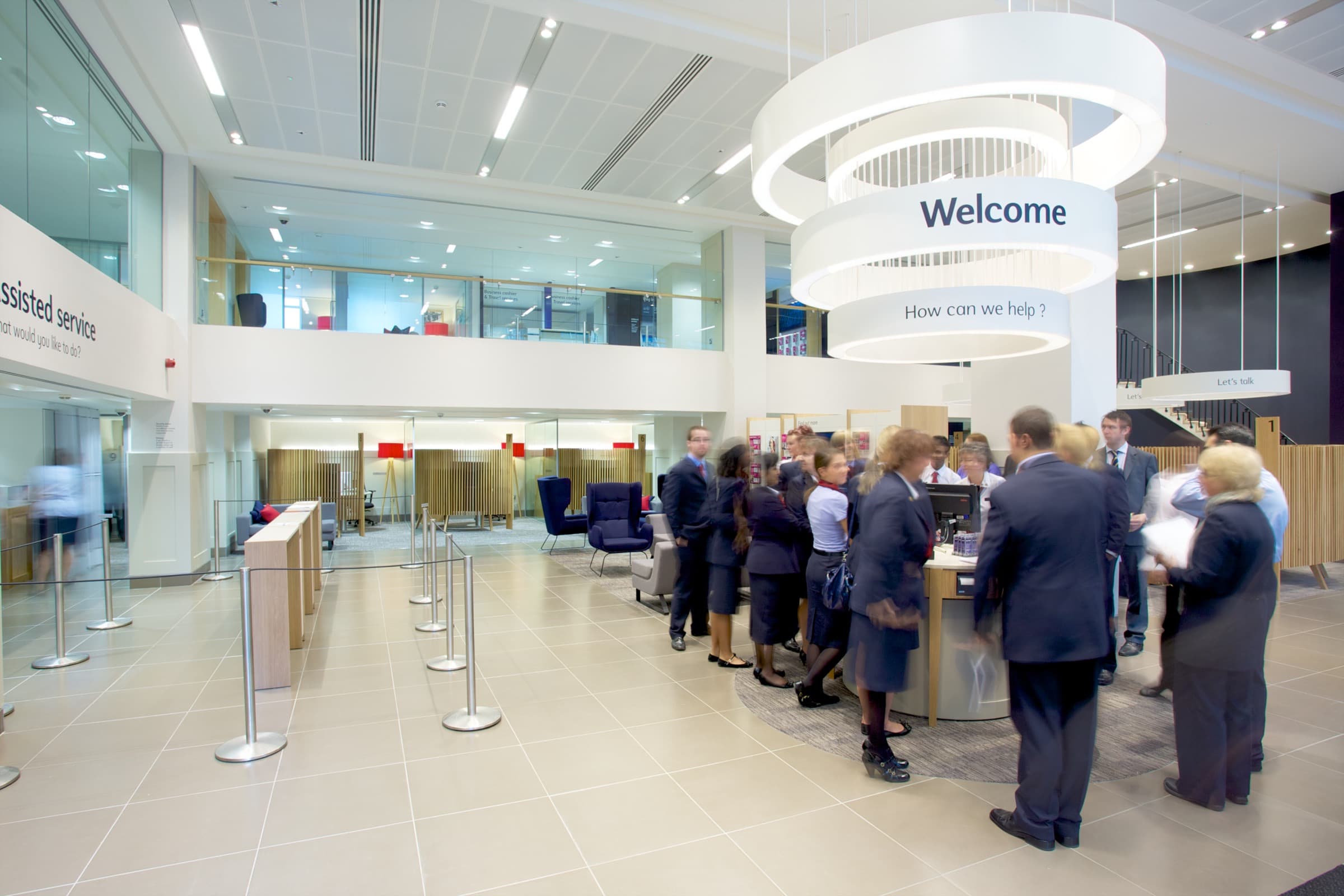 Flagship branch atrium